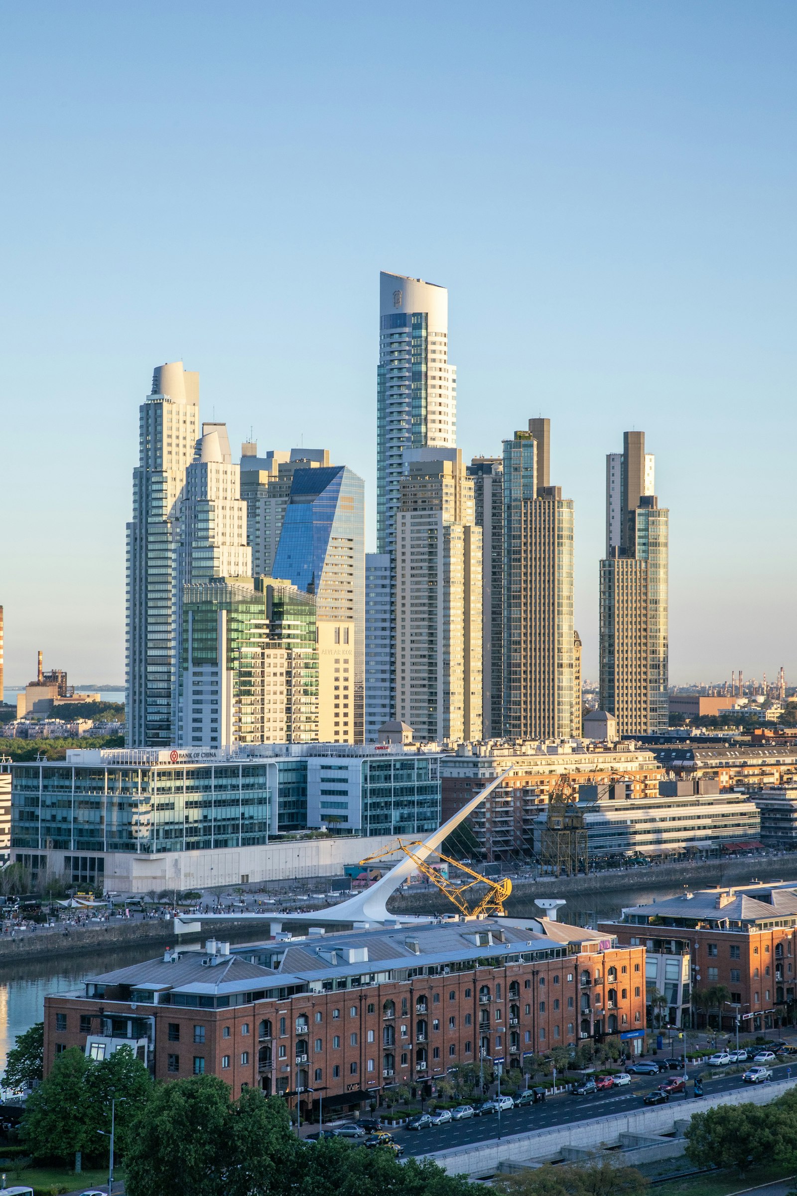 Modern high-rise residential buildings in the Autonomous City of Buenos Aires.